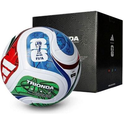 Coffret Cadeau Ballon de Football - ADIDAS - Trionda - Taille 5 - Multicolore - 100% Polyuréthane Recyclé - Publicité Coffret Cadeau Ballon de Football - ADIDAS - Trionda - Taille 5 - Multicolore - 100% Polyuréthane Recyclé - Publicité