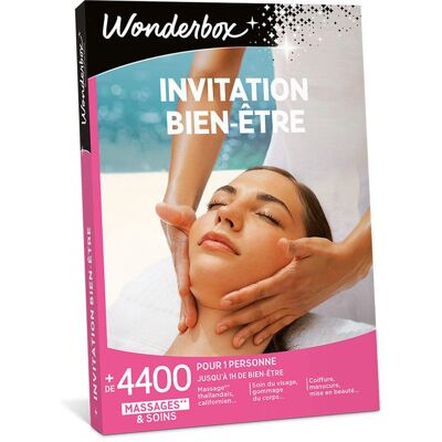 Coffret Cadeau - WONDERBOX - Invitation Bien-Être - Pour 1 personne - Publicité Coffret Cadeau - WONDERBOX - Invitation Bien-Être - Pour 1 personne - Publicité