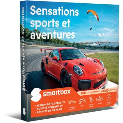 Coffret Cadeau SMARTBOX - Sensations sports et aventures - 1 expérience à sensations pour 1 à 4 personnes - Publicité Coffret Cadeau SMARTBOX - Sensations sports et aventures - 1 expérience à sensations pour 1 à 4 personnes - Publicité