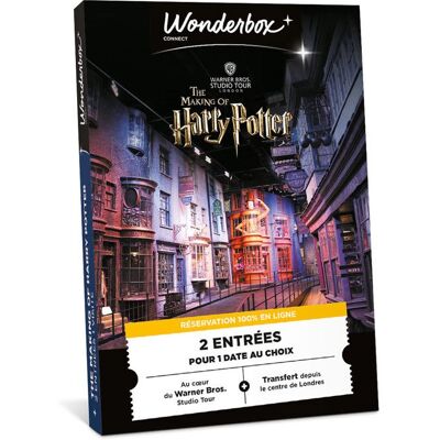 Coffret Cadeau - WONDERBOX CONNECT - Harry Potter Studio - Visite en duo - 2 entrées pour 1 jour au choix - Publicité Coffret Cadeau - WONDERBOX CONNECT - Harry Potter Studio - Visite en duo - 2 entrées pour 1 jour au choix - Publicité