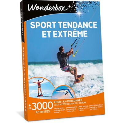 Coffret Cadeau - WONDERBOX - Sport tendance et extrême - Une activité tendance et extrême pour 1 à 6 personnes - Publicité Coffret Cadeau - WONDERBOX - Sport tendance et extrême - Une activité tendance et extrême pour 1 à 6 personnes - Publicité