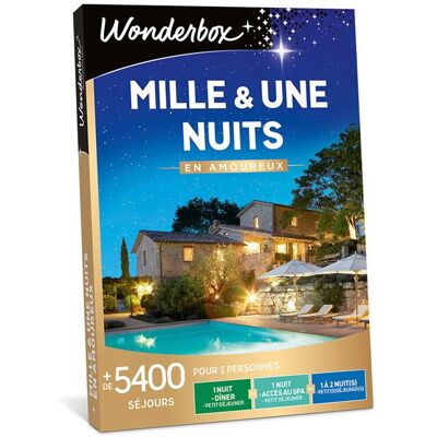 Coffret Cadeau - WONDERBOX - Mille et une nuits en amoureux - Publicité Coffret Cadeau - WONDERBOX - Mille et une nuits en amoureux - Publicité