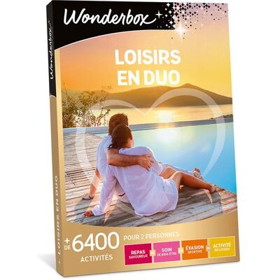 Coffret Cadeau - WONDERBOX - Loisirs en duo - Pour 2 personnes - Publicité Coffret Cadeau - WONDERBOX - Loisirs en duo - Pour 2 personnes - Publicité