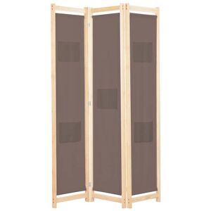 VIDAXL SALE 2025Cloison de séparation 3 panneaux - Paravent intérieur - Marron 120x170x4 cm Tissu45 Kg 9066 Marron - Publicité VIDAXL SALE 2025Cloison de séparation 3 panneaux - Paravent intérieur - Marron 120x170x4 cm Tissu45 Kg 9066 Marron - Publicité