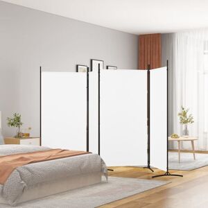 VIDAXL BONNIE®Paravent Interieur Pliable Cloison de Séparation Paravent 4 panneaux Blanc 346x180 cm Tissu &FR674722 Blanc - Publicité VIDAXL BONNIE®Paravent Interieur Pliable Cloison de Séparation Paravent 4 panneaux Blanc 346x180 cm Tissu &FR674722 Blanc - Publicité