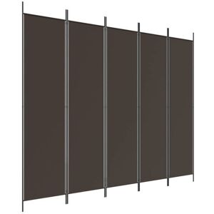 VIDAXL SALE 2026Paravent Interieur/ Cloison de séparation - WINWIN - 5 panneaux - Marron 250x200cm Tissu 4.65 Kg 9595587 Marron - Publicité VIDAXL SALE 2026Paravent Interieur/ Cloison de séparation - WINWIN - 5 panneaux - Marron 250x200cm Tissu 4.65 Kg 9595587 Marron - Publicité