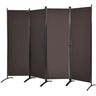 GIANTEX Paravent à 4 Panneaux Pliable avec 10 Roues-2235x173 cm-Closion de Séparation-Cadre en Métal-Extérieur/Intérieur-Noir Noir - Publicité GIANTEX Paravent à 4 Panneaux Pliable avec 10 Roues-2235x173 cm-Closion de Séparation-Cadre en Métal-Extérieur/Intérieur-Noir Noir - Publicité