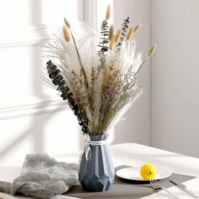 LAIQIANKUA Pampa Séchées Naturelle Décoration Bouquet Fleurs Séchées de 40-44 cm Decoration de Plantes Pampas pour Salon Maison Mariage - Publicité LAIQIANKUA Pampa Séchées Naturelle Décoration Bouquet Fleurs Séchées de 40-44 cm Decoration de Plantes Pampas pour Salon Maison Mariage - Publicité