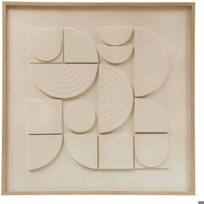 ATMOSPHERA CREATEUR D'INTERIEUR Toile 3D Catalina blanc 60x60cm - Atmosphera Créateur dintérieur Blanc - Publicité ATMOSPHERA CREATEUR D'INTERIEUR Toile 3D Catalina blanc 60x60cm - Atmosphera Créateur dintérieur Blanc - Publicité