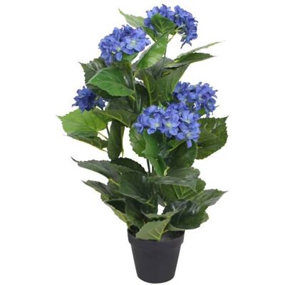 VIDAXL (Bleu)Fleur/plante artificielle - Magnifique Plante hortensia artificielle avec pot 60 cm Bleu 39166 Bleu - Publicité VIDAXL (Bleu)Fleur/plante artificielle - Magnifique Plante hortensia artificielle avec pot 60 cm Bleu 39166 Bleu - Publicité