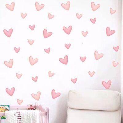 Stickers Muraux Enfant Sticker mural rose aimer rose pour Chambre filles60PCS Blanc - Publicité Stickers Muraux Enfant Sticker mural rose aimer rose pour Chambre filles60PCS Blanc - Publicité