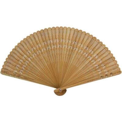 Éventail à Main Bambou Soie Eventail Bois Ventilateur Pliant Vintage Eventaildécoration DIY Marron - Publicité Éventail à Main Bambou Soie Eventail Bois Ventilateur Pliant Vintage Eventaildécoration DIY Marron - Publicité