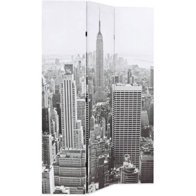 VIDAXL SALE 2026Paravent InterieurCadre stable Multicolore - Cloison de séparation pliable 120x170cm New York Noir et blanc 5.2 Kg 5703 - Publicité VIDAXL SALE 2026Paravent InterieurCadre stable Multicolore - Cloison de séparation pliable 120x170cm New York Noir et blanc 5.2 Kg 5703 - Publicité