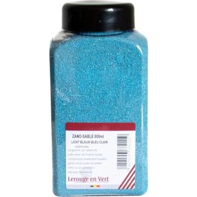 LEROUGE EN VERT SABLE FIN DÉCORATIF 1.25KG BLEU CLAIR Bleu - Publicité LEROUGE EN VERT SABLE FIN DÉCORATIF 1.25KG BLEU CLAIR Bleu - Publicité