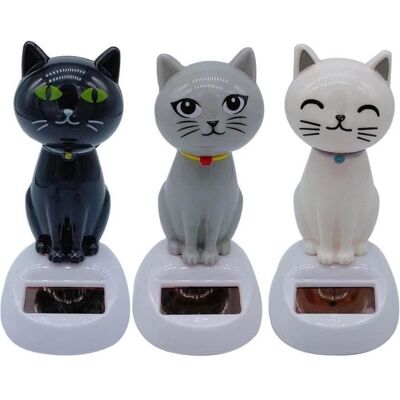 3X Danse Solaire Chat Animal Dansant Solaire Figurine Solaire Voiture Qui Bouge Figurines Danse Solaire Décoration Tableau Bord Noir - Publicité 3X Danse Solaire Chat Animal Dansant Solaire Figurine Solaire Voiture Qui Bouge Figurines Danse Solaire Décoration Tableau Bord Noir - Publicité