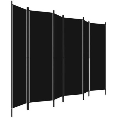HOT Garden9122 Cloison de séparation Paravent Séparation de pièces 6 panneaux Noir 300x180 cm Discount Noir - Publicité HOT Garden9122 Cloison de séparation Paravent Séparation de pièces 6 panneaux Noir 300x180 cm Discount Noir - Publicité