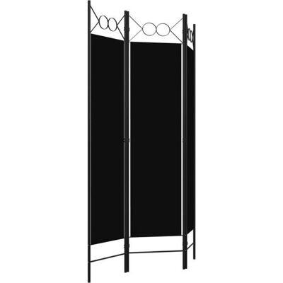 HOT Garden3651 Cloison de séparation Paravent Séparation de pièces 3 panneaux Noir 120x180 cm Discount Noir - Publicité HOT Garden3651 Cloison de séparation Paravent Séparation de pièces 3 panneaux Noir 120x180 cm Discount Noir - Publicité