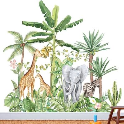Muraux Animaux Forêt Arbre Autocollant MuralSticker Mural Animal pour Chambre denfantRenard Cerf Décoration Bébé Pépinière Enfant Noir - Publicité Muraux Animaux Forêt Arbre Autocollant MuralSticker Mural Animal pour Chambre denfantRenard Cerf Décoration Bébé Pépinière Enfant Noir - Publicité