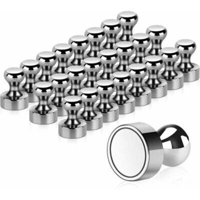 LIU Aimant 24PCS Magnet Métalliques Aimant Puissant 12x16mm - Aimants en Acier Inoxydable Aimants Frigo pour Tableau Daffichage Réfr Gris - Publicité LIU Aimant 24PCS Magnet Métalliques Aimant Puissant 12x16mm - Aimants en Acier Inoxydable Aimants Frigo pour Tableau Daffichage Réfr Gris - Publicité