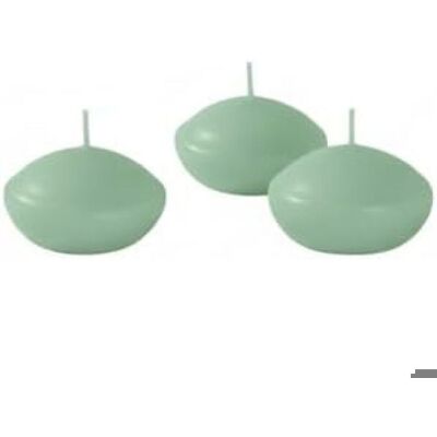AUTREMENT Bougies flottantes diamètre 4 5 cm hauteur 2 7 cm - 20 pièces - Couleur gris vert - CIRE POUR BOUGIE Vert - Publicité AUTREMENT Bougies flottantes diamètre 4 5 cm hauteur 2 7 cm - 20 pièces - Couleur gris vert - CIRE POUR BOUGIE Vert - Publicité