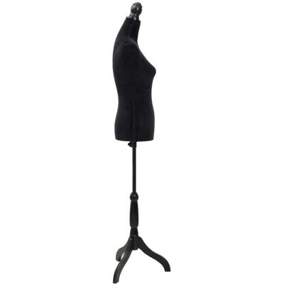 Buste de couture Mannequin de Femme Noir Noir - Publicité Buste de couture Mannequin de Femme Noir Noir - Publicité