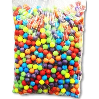 Boules de coton - HORRORSHOP - 1000 pcs - Décoration de fête - Couleurs variées - Intérieur Blanc - Publicité Boules de coton - HORRORSHOP - 1000 pcs - Décoration de fête - Couleurs variées - Intérieur Blanc - Publicité