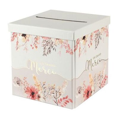 SANTEX 1 Tirelire urne Amour Floral 20cm REF/8337 Thème naturel Champêtre... Beige - Publicité SANTEX 1 Tirelire urne Amour Floral 20cm REF/8337 Thème naturel Champêtre... Beige - Publicité