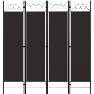 NEUF(5667Luxueux Cloison de séparation extérieur Décor - Séparation de pièces - Écran de jardin Paravent Intérieur 4 panneaux Marron Marron - Publicité NEUF(5667Luxueux Cloison de séparation extérieur Décor - Séparation de pièces - Écran de jardin Paravent Intérieur 4 panneaux Marron Marron - Publicité