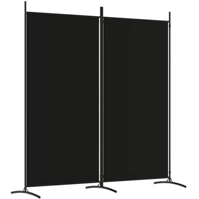 VIDAXL CLOUD Paravent intérieur - élégant Design - Cloison de séparation 2 panneaux Noir 175x180 cm Tissu CHYNEW3771468 Noir - Publicité VIDAXL CLOUD Paravent intérieur - élégant Design - Cloison de séparation 2 panneaux Noir 175x180 cm Tissu CHYNEW3771468 Noir - Publicité