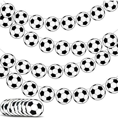 Guirlande De Décoration Fête Football 32 Pièces Banderole Motif Ballon De Foot Pour Événement Thème Anniversaire - Publicité Guirlande De Décoration Fête Football 32 Pièces Banderole Motif Ballon De Foot Pour Événement Thème Anniversaire - Publicité