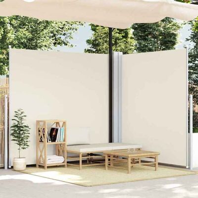 VIDAXL Prix bas - Paravent balcon-Auvent latéral rétractable Crème 200x600 cm (960668565463) Beige - Publicité VIDAXL Prix bas - Paravent balcon-Auvent latéral rétractable Crème 200x600 cm (960668565463) Beige - Publicité
