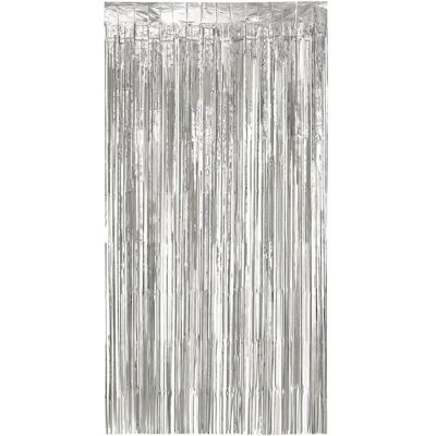 Boland Rideau en aluminium argent métallique - 200 x 100 cm Gris - Publicité Boland Rideau en aluminium argent métallique - 200 x 100 cm Gris - Publicité