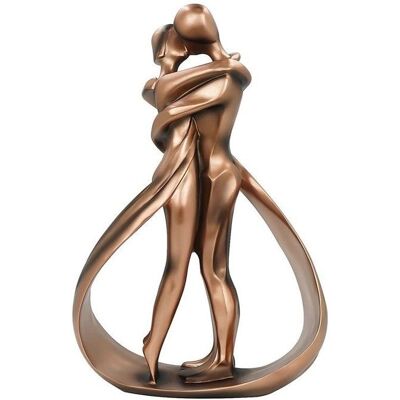 HANDEIU Statue de couple pour anniversaire de mariage Saint-Valentin Noël sculpture romantique décoration pour salon ornements - Publicité HANDEIU Statue de couple pour anniversaire de mariage Saint-Valentin Noël sculpture romantique décoration pour salon ornements - Publicité