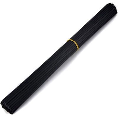 50 Bâtonnets de Remplacement en Fibre de Roseau pour Diffuseurs d’Huiles Essentielles – Noir – 30 cm × 3 mm – Absorption Naturelle Noir - Publicité 50 Bâtonnets de Remplacement en Fibre de Roseau pour Diffuseurs d’Huiles Essentielles – Noir – 30 cm × 3 mm – Absorption Naturelle Noir - Publicité