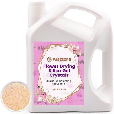 Wisesorb - Cristaux de Gel de Silice 272kg pour le Séchage des Fleurs avec Indicateur de Couleur - Publicité Wisesorb - Cristaux de Gel de Silice 272kg pour le Séchage des Fleurs avec Indicateur de Couleur - Publicité