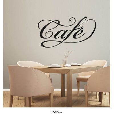 STICKERS MURAUX Sticker Mural - Lumaléa - Café - Noir - 17x32 cm Noir - Publicité STICKERS MURAUX Sticker Mural - Lumaléa - Café - Noir - 17x32 cm Noir - Publicité