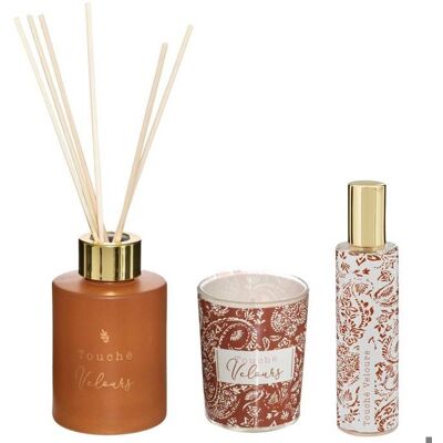 ATMOSPHERA CRÉATEUR D'INTÉRIEUR Atmosphera - Coffret Senteur Diffuseur de parfum avec bâtonnets 1 Bougie pot en verre et 1 Spray Toucher - Publicité ATMOSPHERA CRÉATEUR D'INTÉRIEUR Atmosphera - Coffret Senteur Diffuseur de parfum avec bâtonnets 1 Bougie pot en verre et 1 Spray Toucher - Publicité