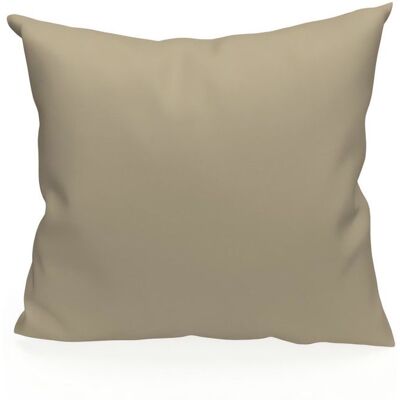 SOLEIL D'OCRE Housse de coussin unie 60x60 cm ALIX taupe par Soleil docre Beige - Publicité SOLEIL D'OCRE Housse de coussin unie 60x60 cm ALIX taupe par Soleil docre Beige - Publicité