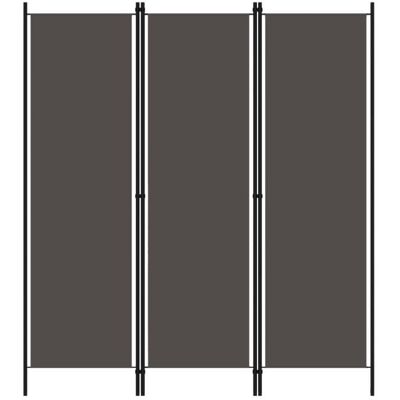 VIDAXL 4838)Elégant* Cloison de séparation magnifiqueBrise-Vue Paravent Interieur 3 panneaux Anthracite 150x180cm 150 x 180 cm CHIC Gris - Publicité VIDAXL 4838)Elégant* Cloison de séparation magnifiqueBrise-Vue Paravent Interieur 3 panneaux Anthracite 150x180cm 150 x 180 cm CHIC Gris - Publicité