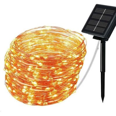 ARTICLES DUSAGE QUOTIDIEN décoration de Noël Guirlande Solaire Exterieur Guirlande Lumineuse Solaire 12m 100 LED Guirlande Solaire 8 Modes Étanche Fil de - Publicité ARTICLES DUSAGE QUOTIDIEN décoration de Noël Guirlande Solaire Exterieur Guirlande Lumineuse Solaire 12m 100 LED Guirlande Solaire 8 Modes Étanche Fil de - Publicité