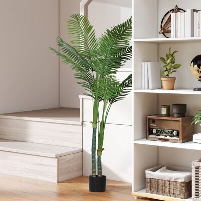 Generic Plante artificielle intérieure 180 cm palmier Areca arbre artificiel avec pot en plastique et flocage vert Vert - Publicité Generic Plante artificielle intérieure 180 cm palmier Areca arbre artificiel avec pot en plastique et flocage vert Vert - Publicité