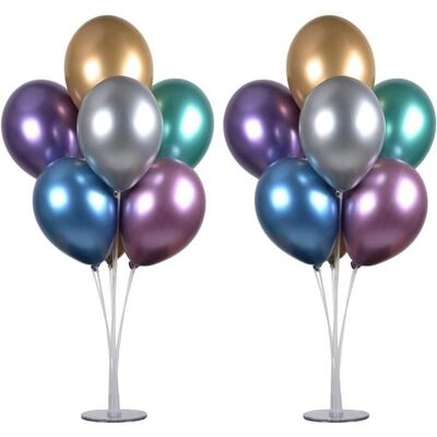 ROBUSTRIA Kit de support de ballon - YOLISTAR - 711 cm - Réutilisable - 2 pack - Contemporain Blanc - Publicité ROBUSTRIA Kit de support de ballon - YOLISTAR - 711 cm - Réutilisable - 2 pack - Contemporain Blanc - Publicité