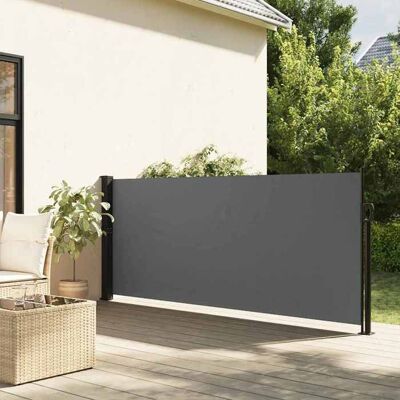 VIDAXL Prix bas - Paravent balcon-Auvent latéral rétractable anthracite 100x300 cm (489863345349) - Publicité VIDAXL Prix bas - Paravent balcon-Auvent latéral rétractable anthracite 100x300 cm (489863345349) - Publicité