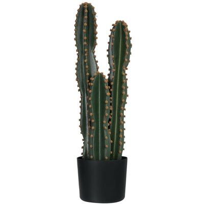 Cactus artificiel Outsunny grand réalisme plante artificielle grande taille dim. Ø 17 x 60H cm vert Vert - Publicité Cactus artificiel Outsunny grand réalisme plante artificielle grande taille dim. Ø 17 x 60H cm vert Vert - Publicité