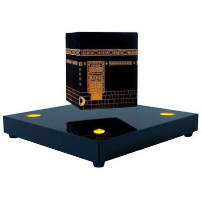 DIVERS KAABA illuminée en lévitation sur base Deluxe Noir - Publicité DIVERS KAABA illuminée en lévitation sur base Deluxe Noir - Publicité