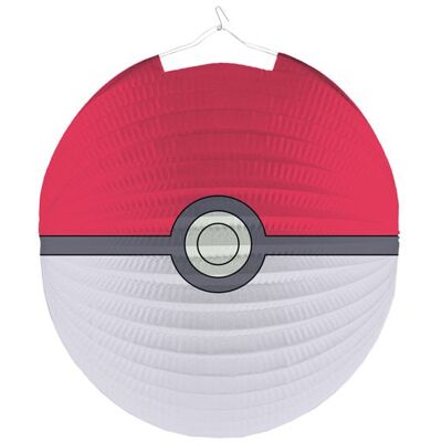 Lanterne - AMSCAN - Pokéball - 25 cm - Rouge et blanc - Enfant Rouge - Publicité Lanterne - AMSCAN - Pokéball - 25 cm - Rouge et blanc - Enfant Rouge - Publicité