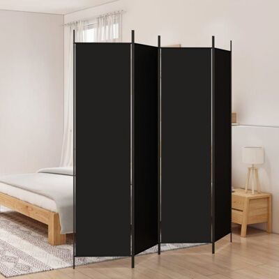 VIDAXL SALE 2025Cloison de séparation 4 panneaux - Paravent intérieur - Noir 200x200 cm Tissu377 Kg 4732 Noir - Publicité VIDAXL SALE 2025Cloison de séparation 4 panneaux - Paravent intérieur - Noir 200x200 cm Tissu377 Kg 4732 Noir - Publicité