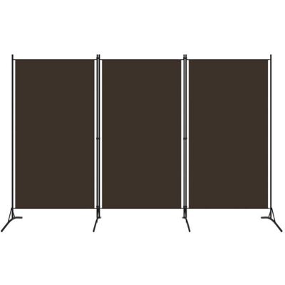 VIDAXL PromoParavent sur Pied LMT - Cloison de séparation 3 panneaux - Marron 260x180 cm 369Kg Marron - Publicité VIDAXL PromoParavent sur Pied LMT - Cloison de séparation 3 panneaux - Marron 260x180 cm 369Kg Marron - Publicité
