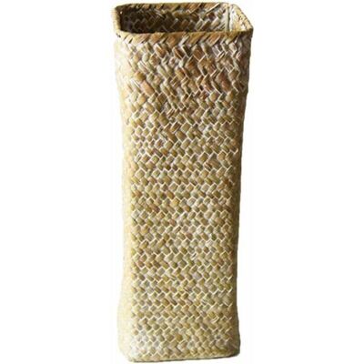 Vase à fleurs - XVX - Rotin et Bambou - Grand modèle - Décoration intérieure - Style contemporain Marron - Publicité Vase à fleurs - XVX - Rotin et Bambou - Grand modèle - Décoration intérieure - Style contemporain Marron - Publicité