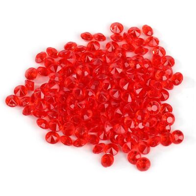 AMRINUGL Lot de 5 000 confettis pointus en acrylique pour décoration de mariage (rouge) Label - Publicité AMRINUGL Lot de 5 000 confettis pointus en acrylique pour décoration de mariage (rouge) Label - Publicité